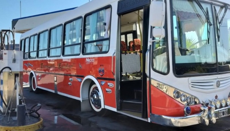 Primer micro escolar que será utilizado en Río Gallegos.