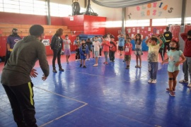 Cierre de colonias en el Gimnasio Rocha de Río Gallegos