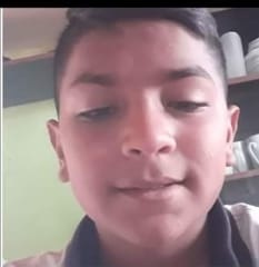 Él es Salinas Thiago Pablo Agustín, de 13 años de edad.