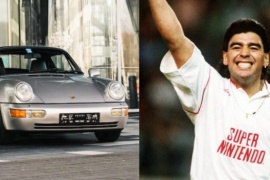 Subastarán el Porsche 911 de Diego Maradona que adquirió durante su estadía en Sevilla