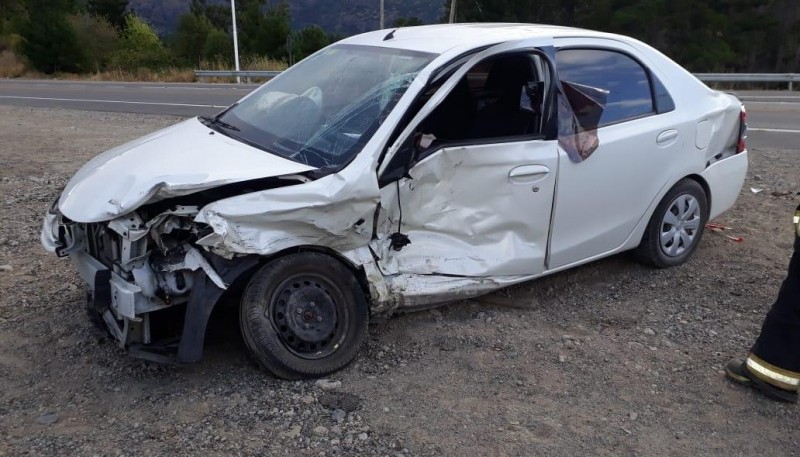 Violento choque en cruce a Lago Puelo