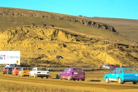 Con rugir de motores en Río Turbio