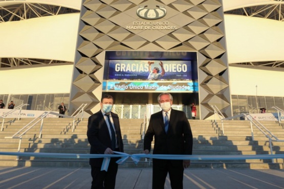 Alberto Fernández firmó convenios y recorrió obras en Santiago del Estero