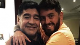 El rechazo de Diego Maradona Jr. a los medios tras la muerte de su papá