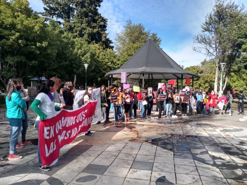 Concentración en la localidad.