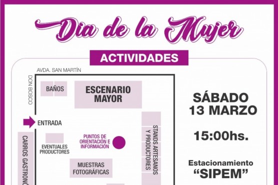 actividades por el Día de la Mujer. 