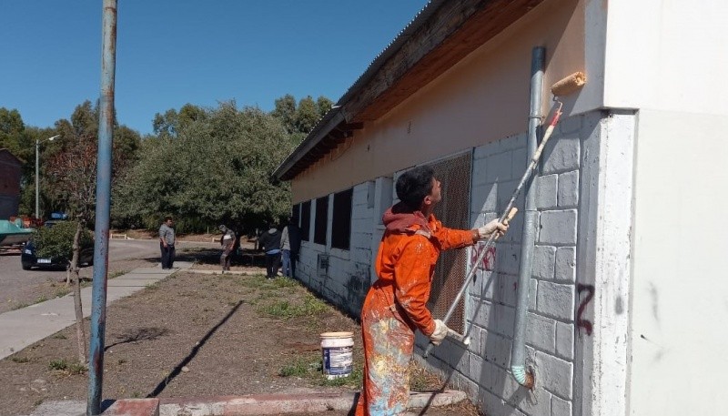 Pintura en los colegios y jardines. 