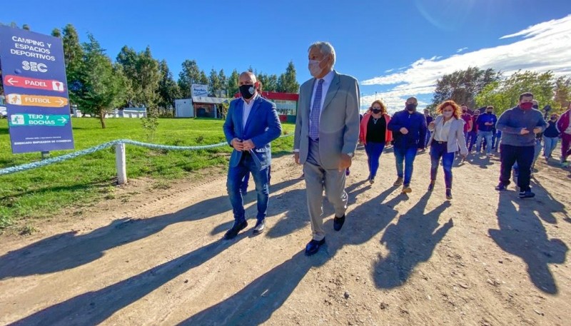 El Vicegobernador y el Intendente de Puerto Madryn inauguraron las instalaciones en el predio del SEC 