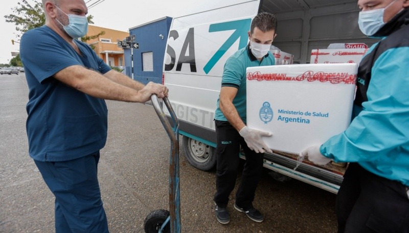 Llegan mañana a Chubut otras 9.200 dosis de la vacuna Sinopharm