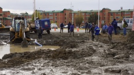 Más de nueve horas de trabajo para reestablecer el agua en Río Gallegos