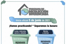 Recolección Diferenciada: “tenemos un compromiso muy fuerte hacia el medioambiente”