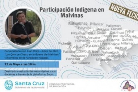 Educación propone el Conversatorio "Participación Indígena en Malvinas” a estudiantes y docentes secundarios