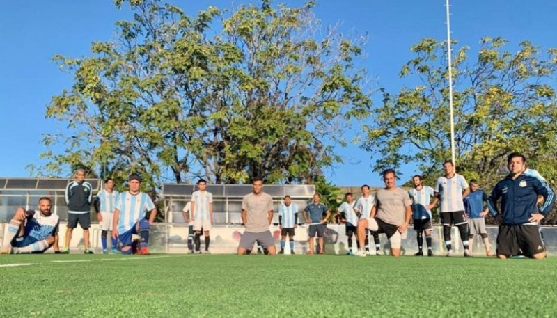 El Concejal entrena con Los Murciélagos.