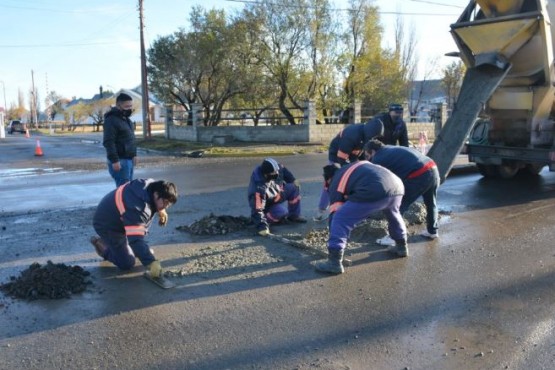 Se reparó con mano de obra municipal. (C. Robledo)