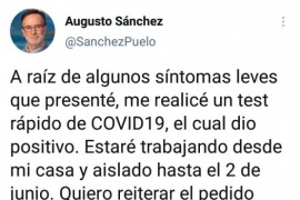 El Intendente de Lago Puelo dio positivo a coronavirus