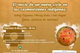 Concretaran el conversatorio "El inicio de un nuevo ciclo en las cosmovisiones indígenas"