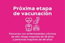 Vacunar para prevenir: Habilitan turnos para mayores de 48 años en Río Gallegos