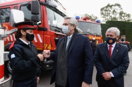 Alberto Fernández promulgó la Ley de Fortalecimiento del Sistema de Bomberos Voluntarios