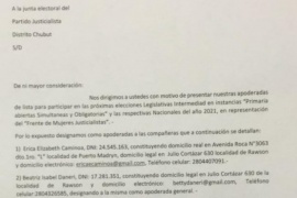 Se viene una lista conformada íntegramente por mujeres justicialistas