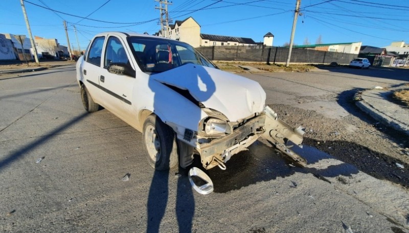 Auto colisionado.