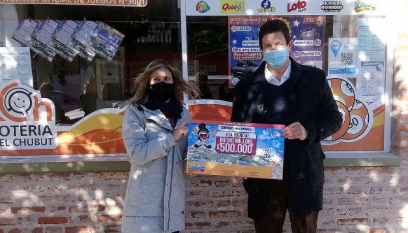 Un jubilado rural ganó medio millón de pesos en el Telebingo Chubutense.