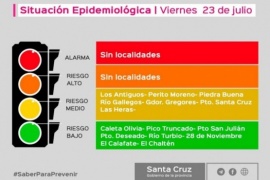 Santa Cruz no registra localidades en alto riesgo ni alarma