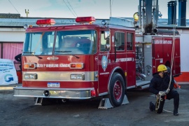 El Museo de bomberos reabrió sus puertas a la comunidad de Río Gallegos