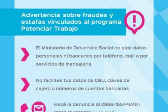 Potenciar Trabajo: informan los canales oficiales de consulta