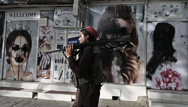 Calles de Kabul tomadas por el régimen Talibán. 