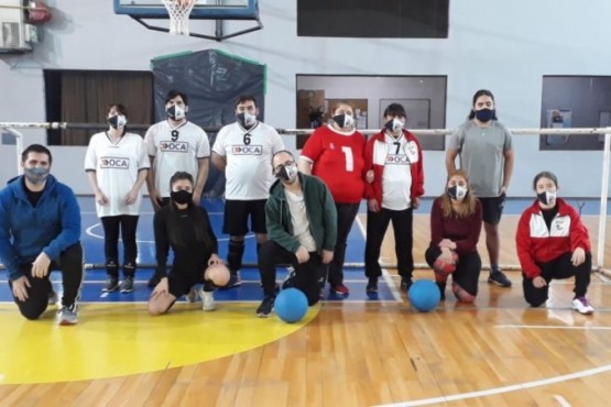 La selección santacruceña de goalball se prepara para el Patagónico