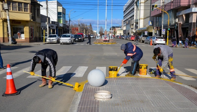 Siguen las renovaciones en la Avenida San Martín.