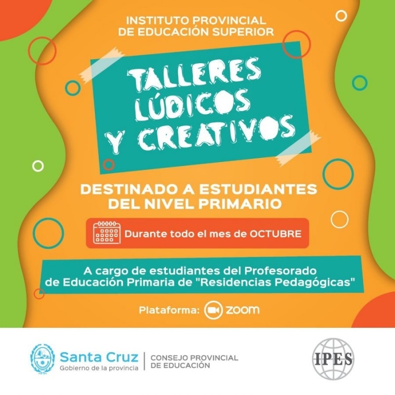 Talleres lúdicos y creativos.