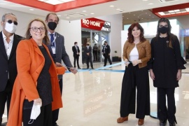 Cristina Fernández y Alicia Kirchner inauguraron la Zona Franca de Río Gallegos