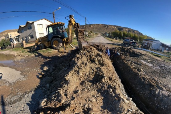 Obras en El Calafate.