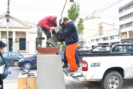 Restauración de los monumentos. 