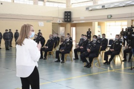 La Gobernadora encabezó el tercer aniversario del Servicio Penitenciario Provincial