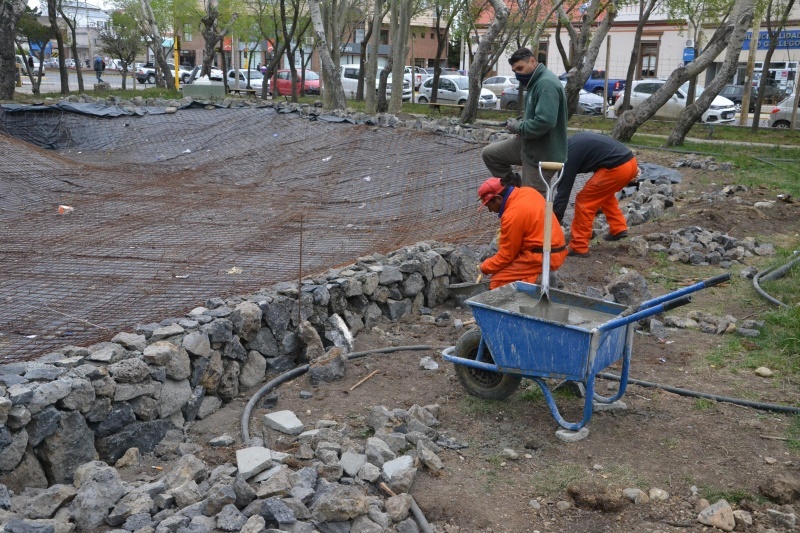 Avances en la obra. 