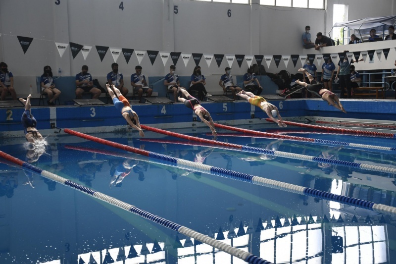 Competencia de Natación.