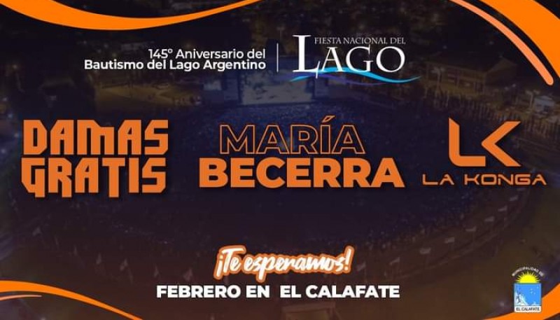 Confirmaron a Damas Gratis, María Becerra y La Konga para la Fiesta del Lago