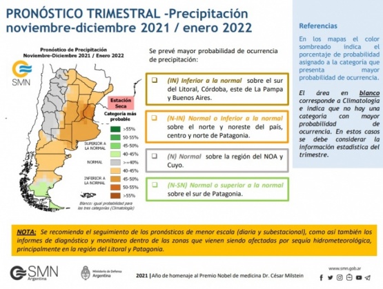 El pronóstico habla de mayores precipitaciones para fin de año en el sur de Santa Cruz.