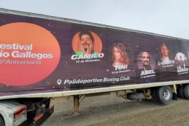 Partió el móvil para promocionar el Festival 136° en Santa Cruz y Chubut