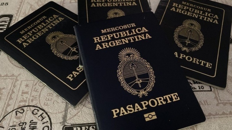 Pasaporte argentino.