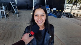 Camila Garay antes de subir al escenario: “Me gustaría cantar con Tini”