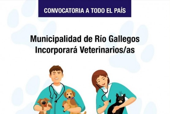 Convocatoria de veterinarios.