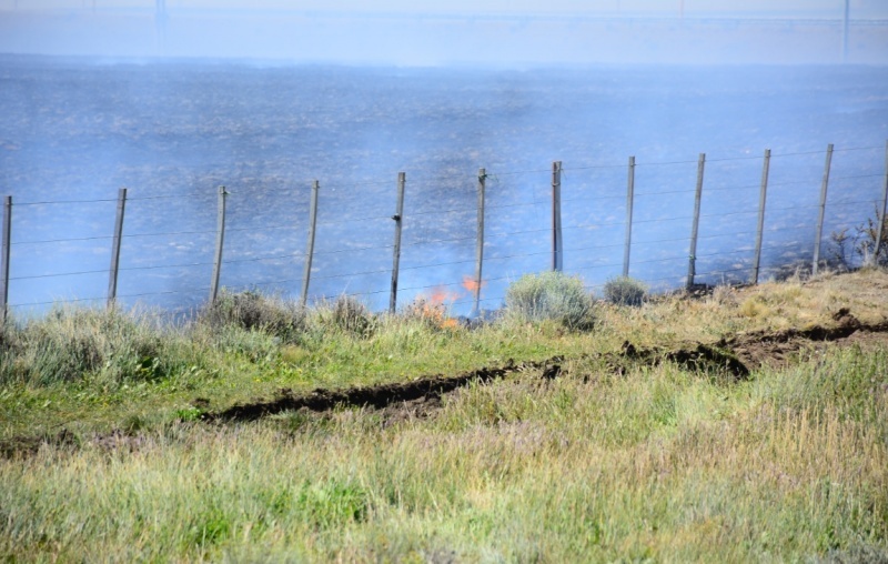 Incendio en el lugar. (C.R)