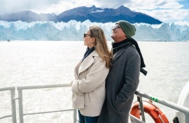 Carlos Vives en Calafate: visita al Glaciar y un cálido mensaje a Santa Cruz