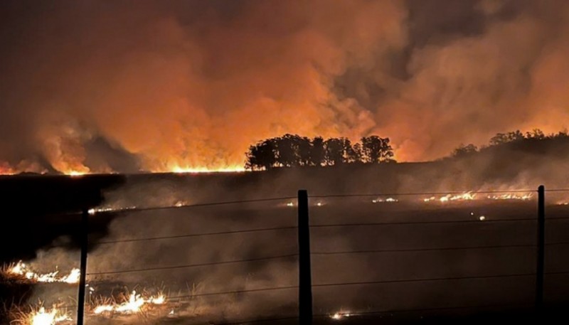 Incendios en Corrientes.