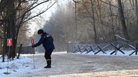 Rusia publicó imágenes de la central nuclear de Chernóbil tras su captura