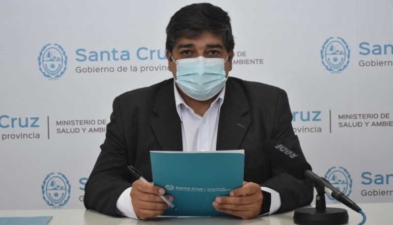 Claudio García, ministro de Salud y Ambiente.