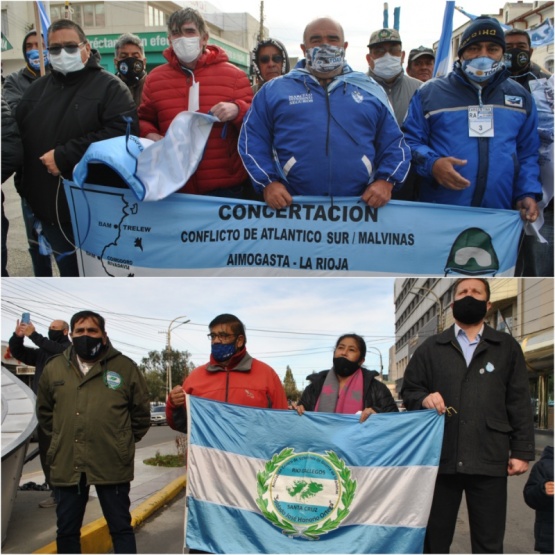 Asociación Veteranos de Malvinas y los integrantes de TOAS. 